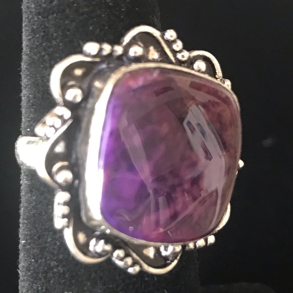 Dragon Vein Agate Ring - Picture 2 of 5